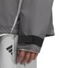 Adidas SS25 Minimalist Brand Logo Water-Resistant Casual Loose-Fit Hooded Woven Jacket Men Jacket Gray KA2430