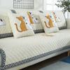 Cartoon Cat Fabric Anti Slip Winter Simplicity Modern Four Seasons Universal Full Package Sofa Cushion Cover
