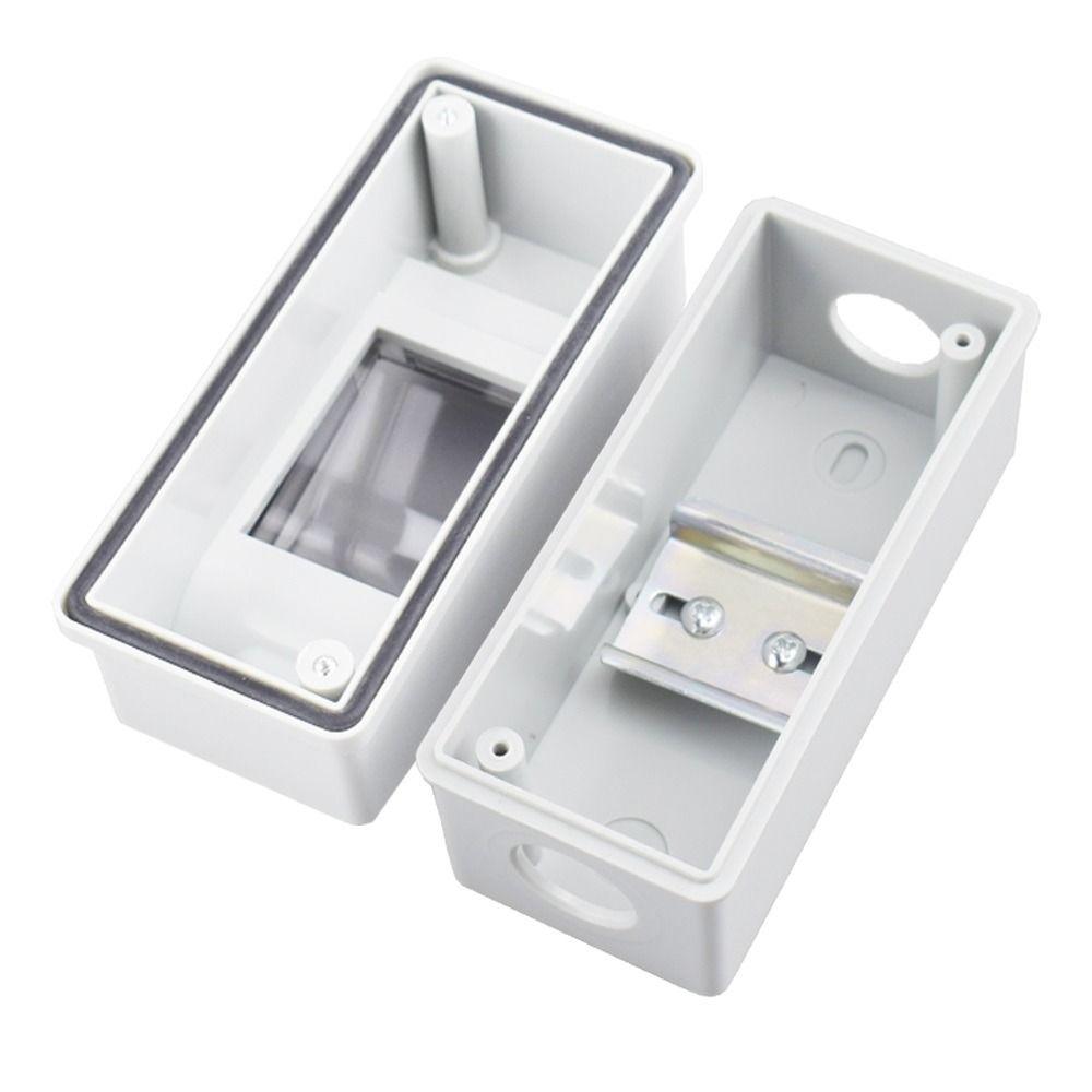 1Pcs 2 Way Waterproof Distribution Box HT-2 Solar Junction Box MCB Protection Box  for 2P Breaker