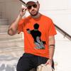 2026 New Unisex Japanese Anime Game Tee Breathable Cotton Casual Daily Allseason Tshirt