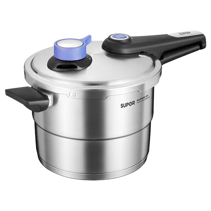 SUPOR 6L Blue Eye Quick Cook Stainless Steel Pressure Cooker