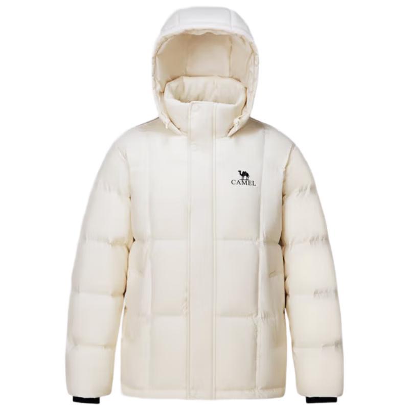 

Camel Hooded Puffer Down Jacket for Men & Women 2XL
