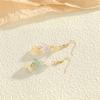 Natural Crystal Crushed Stone Pendant for Women's Fashionable Style Jewelry Gift Elegant Banquet Wearing Pendant Style Earrings