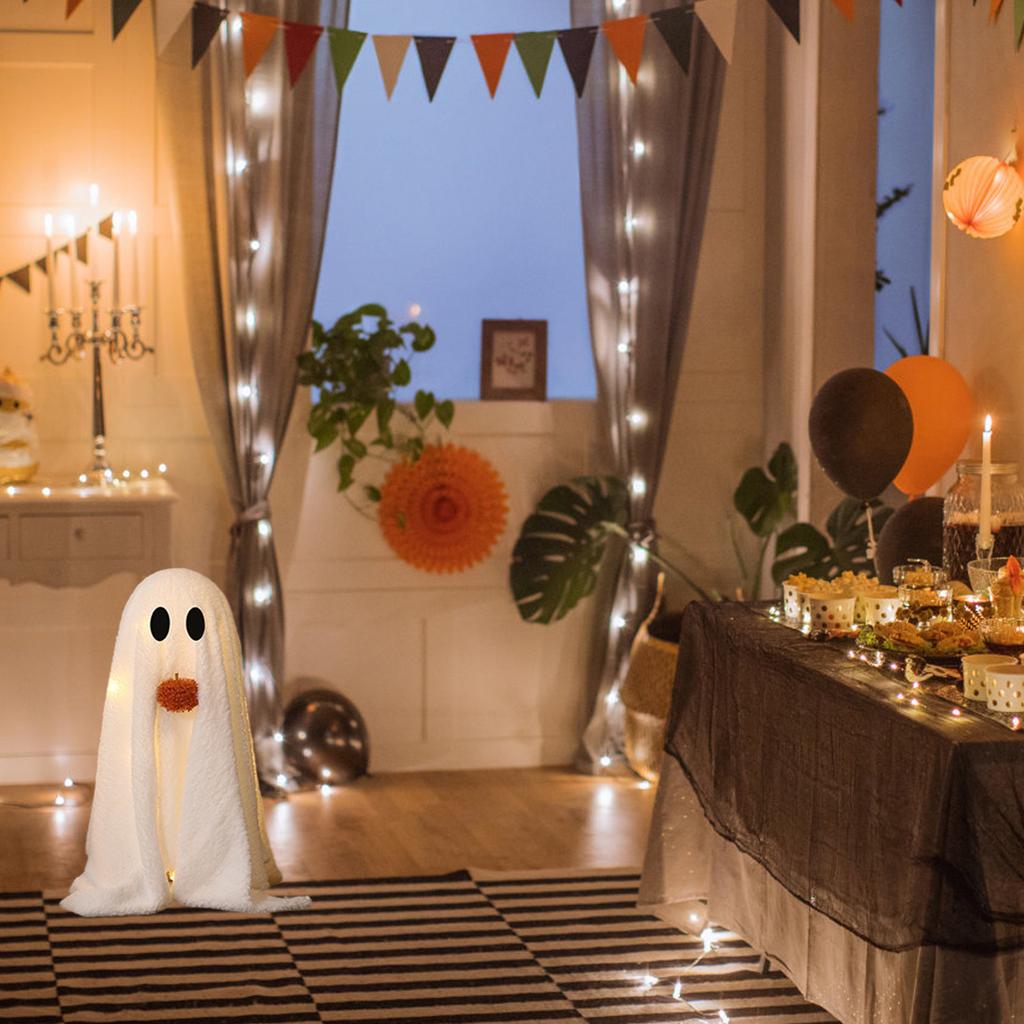 Halloween Decorations  Glowing Halloween Decorations Indoor Cute Tabletop Decorations For Party Home Kitchen And Fireplace