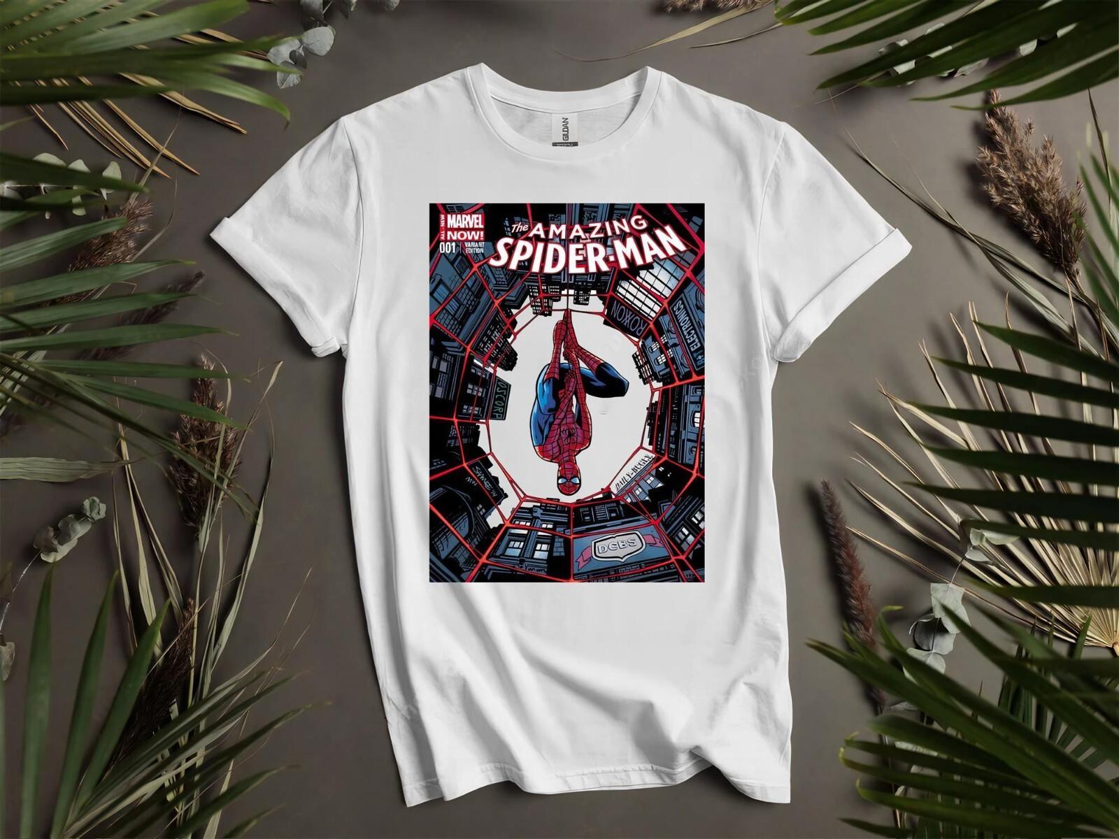 Spider-Man Web Swing T-Shirt Mens Womens Tees Top T Shirt Mens Womens Tees Top Men Women Unisex Tshirt L180 2XL