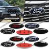 147mmx57mm Car Front Logo Rear Trunk Logo Center Logo Sticker For Ford Fiesta Mondeo Focus Fusion Escape Shelby Edge Accessories