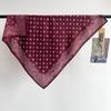 Retro cashew flower silk scarf shawl women's autumn high-end neck scarf multi-functional square scarf fart curtain headscarf accessories