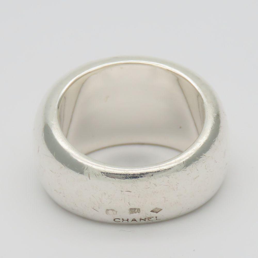 Used CHANEL Ring EU#51 Silver925 17.6g Silver Accessories