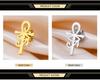 Dawapara Broszka Krzyż Ankh Starożytny Egipski Oko Horusa Przypinki do klapy Amulet Ochronny Biżuteria ze Stali Nierdzewnej