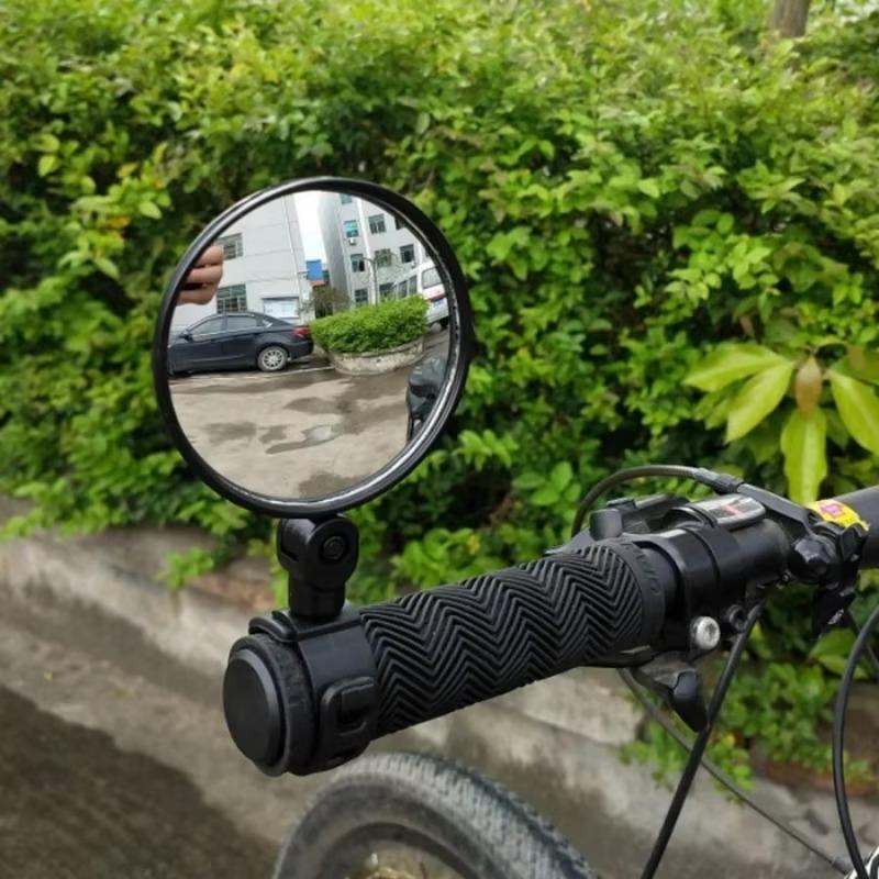 1Pair Rearview Mirrors Universal Adjustable Rotate Bike Motorcycle Handlebar for Riding Biking Cycling Rear View