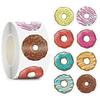 100-500Pcs High-Quality Donuts High-Quality Sticker 1Inch High-Quality Colorful Youngsters High-Quality Label High-Quality Baking High-Quality Store