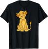 Moda Quente Disney - O Rei Leão Clássico Simba Camiseta Cosplay P-4GG Presente para Todas as Estações