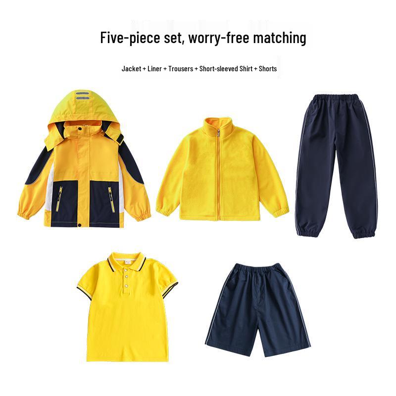 3-in-1 Kapuzenjacke Herbst/Winter 2021: Schuluniformen für Kindergarten, Grundschule & Sekundarstufe im Campus-Stil