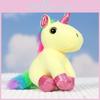 Cute Cartoon Unicorn Plush Toy With Soft Short Fur For Children Accessories