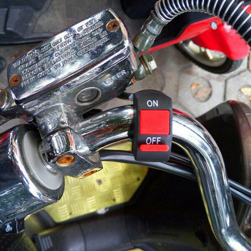 2 Pcs Motorcycle Led Light With Far And Near Light Burst Flash Spotlight U1 Work Driving Headlamp