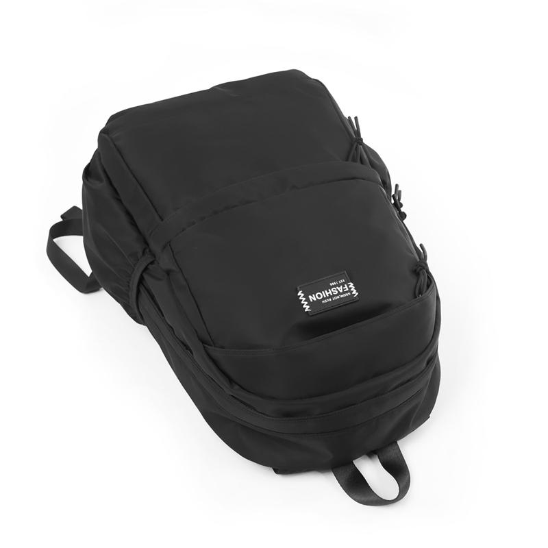 College-Stil Farbblock Rucksack Schülerrucksack Unisex Computertasche Leichter Reise-Rucksack mit großem Fassungsvermögen