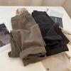 Plus Size High Waist Cargo Pants - Korean Style Loose Fit, Neutral BF Look, Spring Casual Straight Leg for Women, Up To 300 Jin