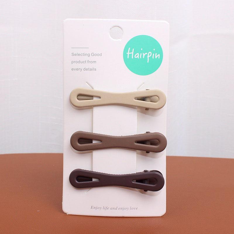 

Набор из 3 шт. ассорти заколок для волос, заколки-автоматы для челки с картонной упаковкой, модные заколки для боковых причесок