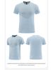 Men's Quick-Dry Sports Hiking Tee: Sweat-Wicking, Crew Neck, Short Sleeve, Digital Print Fitness Top