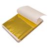 100pcs Imitation Gold Silver Foil Paper Sheets Leaf For Art Gilding Crafting Painting Furniture Drip Glue Decoration 3.15"x3.35"
