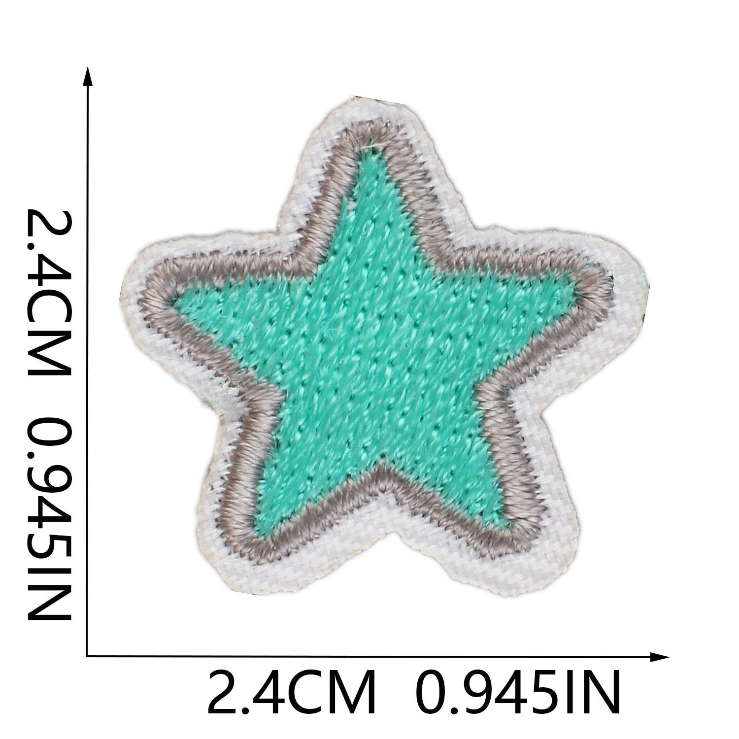 Мультяшная тканевая наклейка с вышивкой, Декоративная нашивка-наклейка для одежды с животными, Вышитая этикетка-огурец, Мини-наклейка с вышивкой цветов No. 29_3 pieces