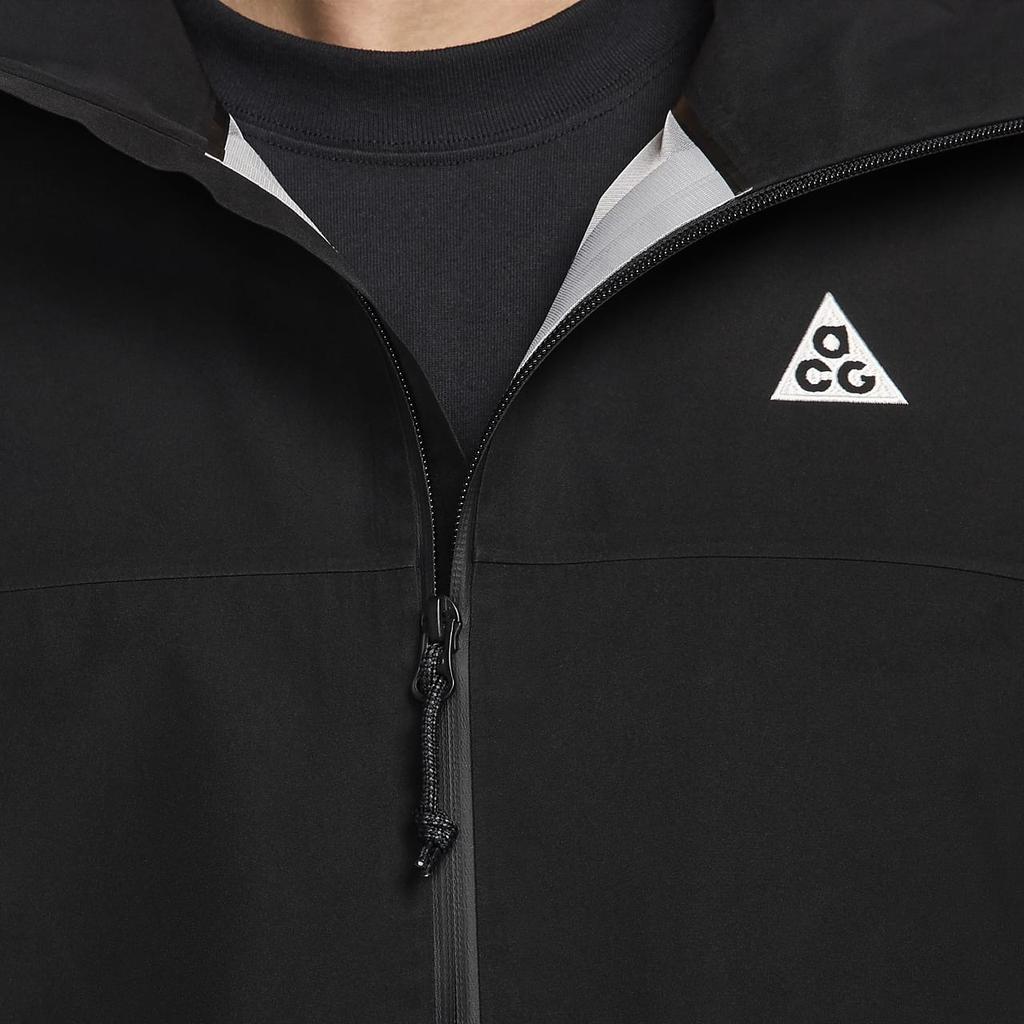 Nike ACG STORM FIT ADV GORE TEX Misery Ridge Jacken & Mäntel Unisex Schwarz/Bergspitzenweiß FV8642-010