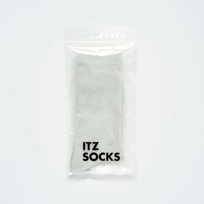 NEW It's Socks Glitter Socks Light Gray