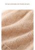 Women's Solid Color Cable Knit Earflap Hat - Cashmere 2025 Autumn/Winter Collection