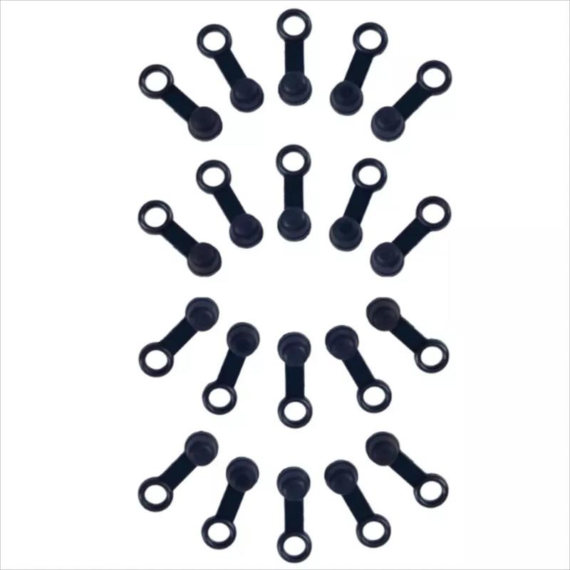 20/60Pcs Car Brake Pump Screw Dust Cap 8mm Oil Drain Screw Cap Brake Caliper Bleed Nipple Black Cover Rubber Motorcycle
