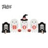 Halloween Table Decorations Cute Ghost Wooden Decor, BOO Pumpkin Witch Tabletop Ornament Spooky Season Signs for Desk Shelf, Soft Home Decoration,