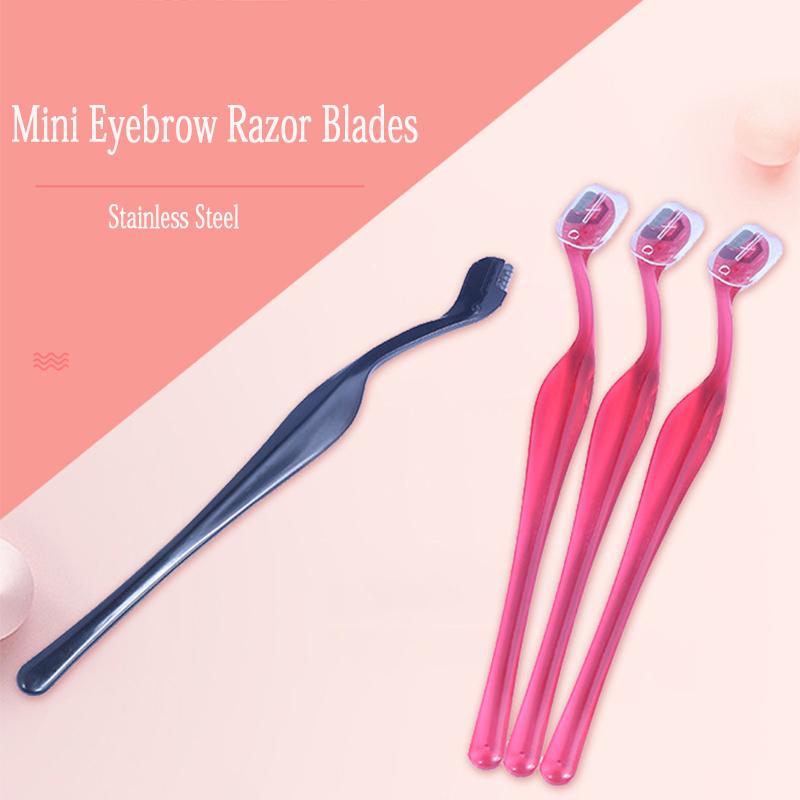 1/3pcs Mini Eye Brow Shaping Blades Brow Shaver Knife Women Facial Razor Eyebrow Trimmers Face Hair Remover Beauty Make Up Tools