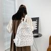 Nylon Students Backpack Fashion Shoulder Bag High Quality Floral School Bag  Girls