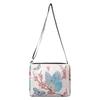 Chinese Style Doublesided Embroidered Flower Canvas Crossbody Bag For Casual Outings