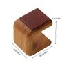 Tischplatte Ornament Uhrenständer Holz Schmuck Organizer Halter für Armband Ring