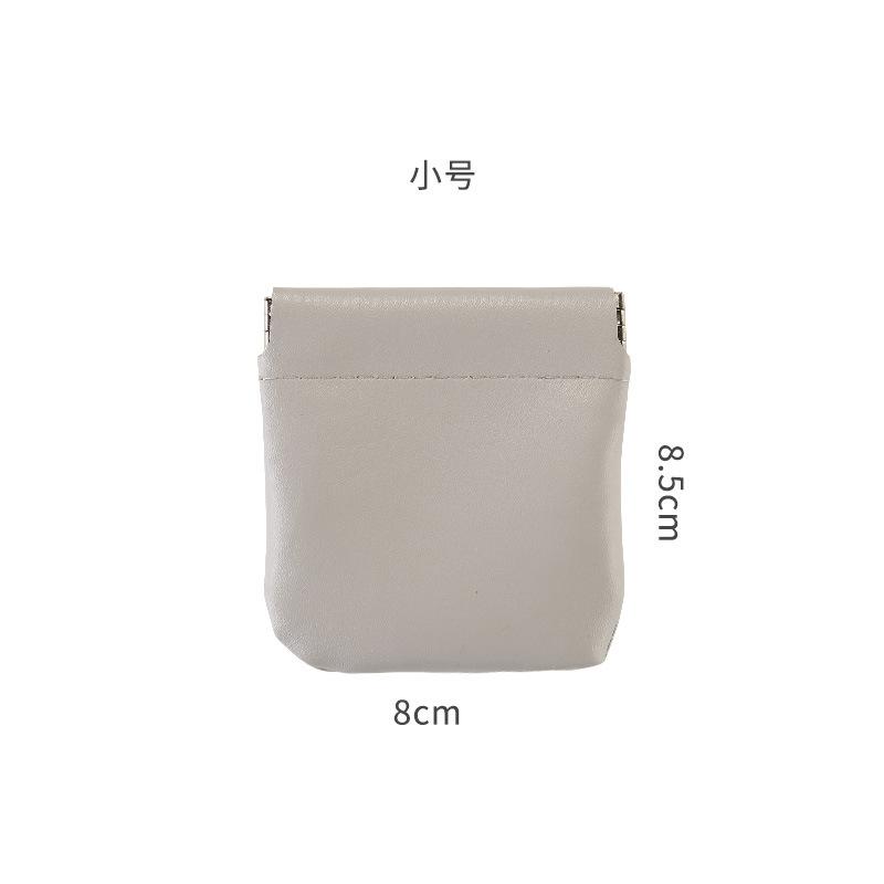 

1Pcs Portable PU Leather Coin Purse Earphone Bag Headphone Organizer Mini Sundry Cosmetic Bag Female Lipstick Change Storage Bag
