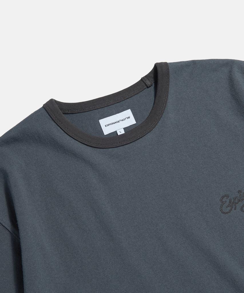 ESPIONAGE Rope Logo Ringer Tee Slate