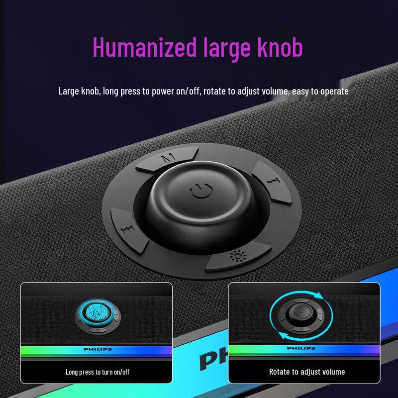 Philips SPA6109 RGB Gaming PC Bluetooth Speaker (CN Version)