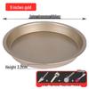 Pizza & Cake Pan Set: 6/7/8/9/10-Inch Oven-Safe Baking Molds for Home Use