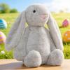 Plush Bunny Toy Huggable Stuffed Rabbit Plushie Simulation Animal Doll Home Living Room Bedroom Decoration Birthday Gift