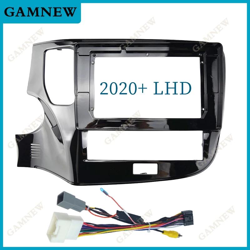 9 Inch 10 Inch Car Frame Fascia Adapter Android Radio Dash Fitting Panel Kit For Mitsubishi Outlander 2014-2021