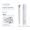 Planwith 3-in-1 Multi Gel Pen,Ins Pastel Color 0.5mm Effortless Writing For Color-Coded Notes,Journaling,Highlighting,Studying