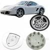 4 Pieces of 76mm 65mm Porsche Wheel Hub Replacement Center Cover Modification Accessories, Suitable for Porsche Panamera Cayenne