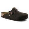 Birkenstock Boston Soft Footbed Regular 'Suede Mocha' Men's 0660461
