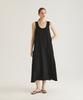 Oteumilkape Minimal Maxi Sleeveless Dress - Black