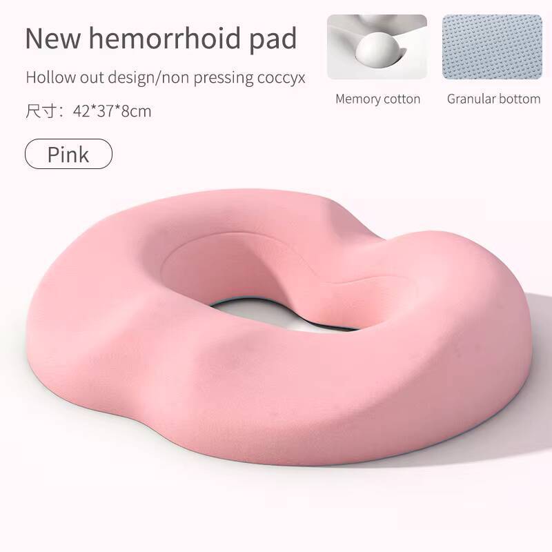 Breathable Comfortable Office Chair Memory Foam Seat Non Slip Orthopedic Prostate Cushion for Tailbone Sciaticaback Pain Relief