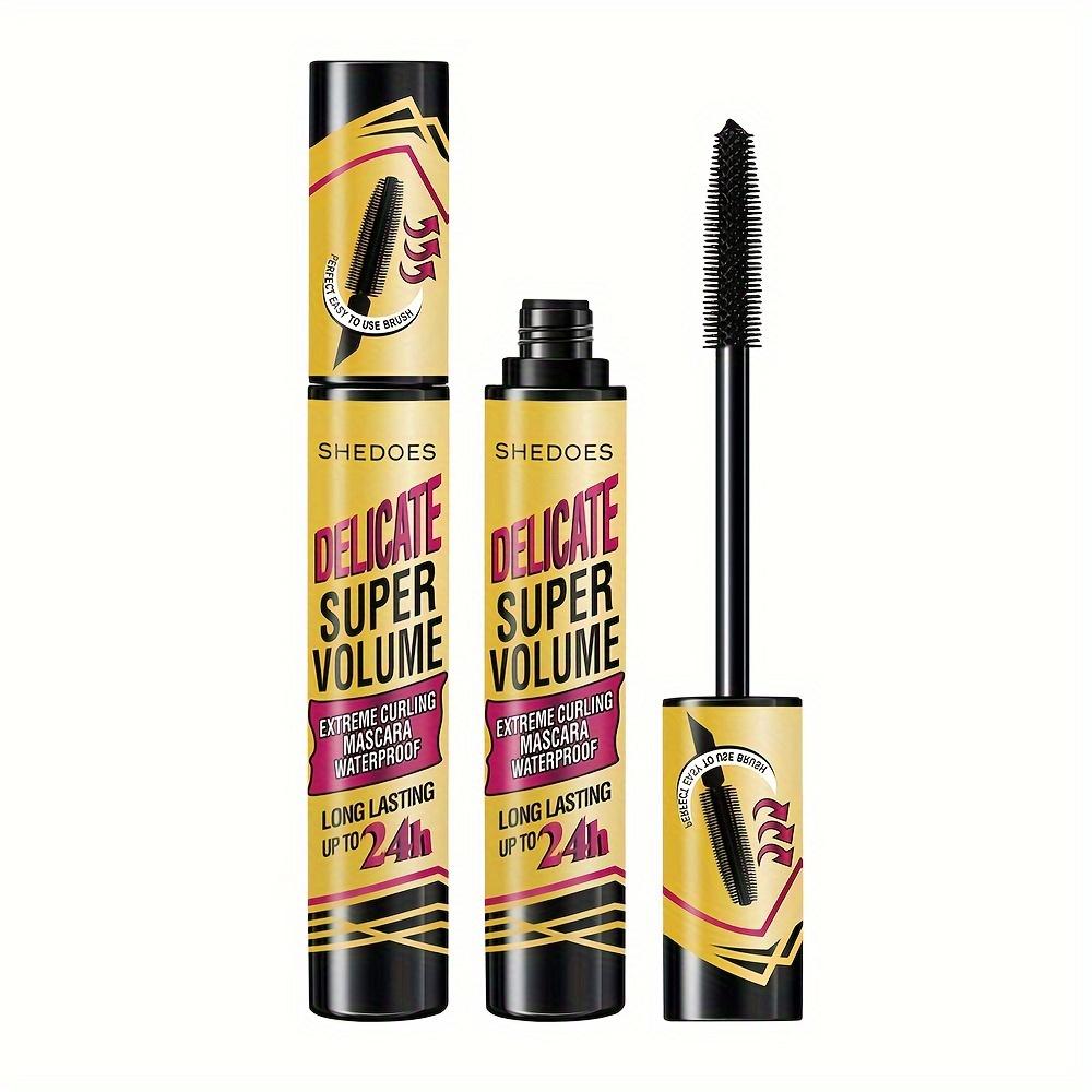 Lengthens Eyelashes Black Mascara Extra Volume Ultra-Fine Waterproof Curling Natural Lashes Mascara Female Eyes Cosmetic Makeup