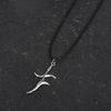 Game Peripherals Melina Black Knife Cosplay Prop Necklace Dark Wind Lrregular Necklace Pendant Choker for Friends Gift Jewelry