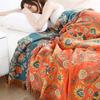 High-End Pure Cotton Sofa and Bed Cover: Summer Quilt, Nap Blanket, Multi-Functional Bed Sheet.