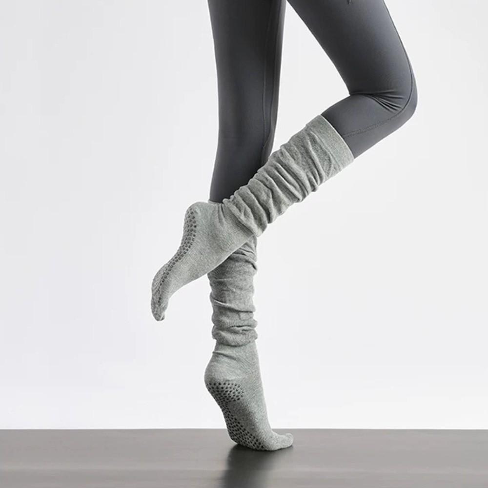 Geteilte Zehen Fünf-Finger Yoga Socken Rutschfeste Lockere Socken Modische Overknee Socken Damen