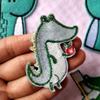 Cute Dinosaur Cartoon Embroidered Patch for Clothing & Jeans DIY Decoration